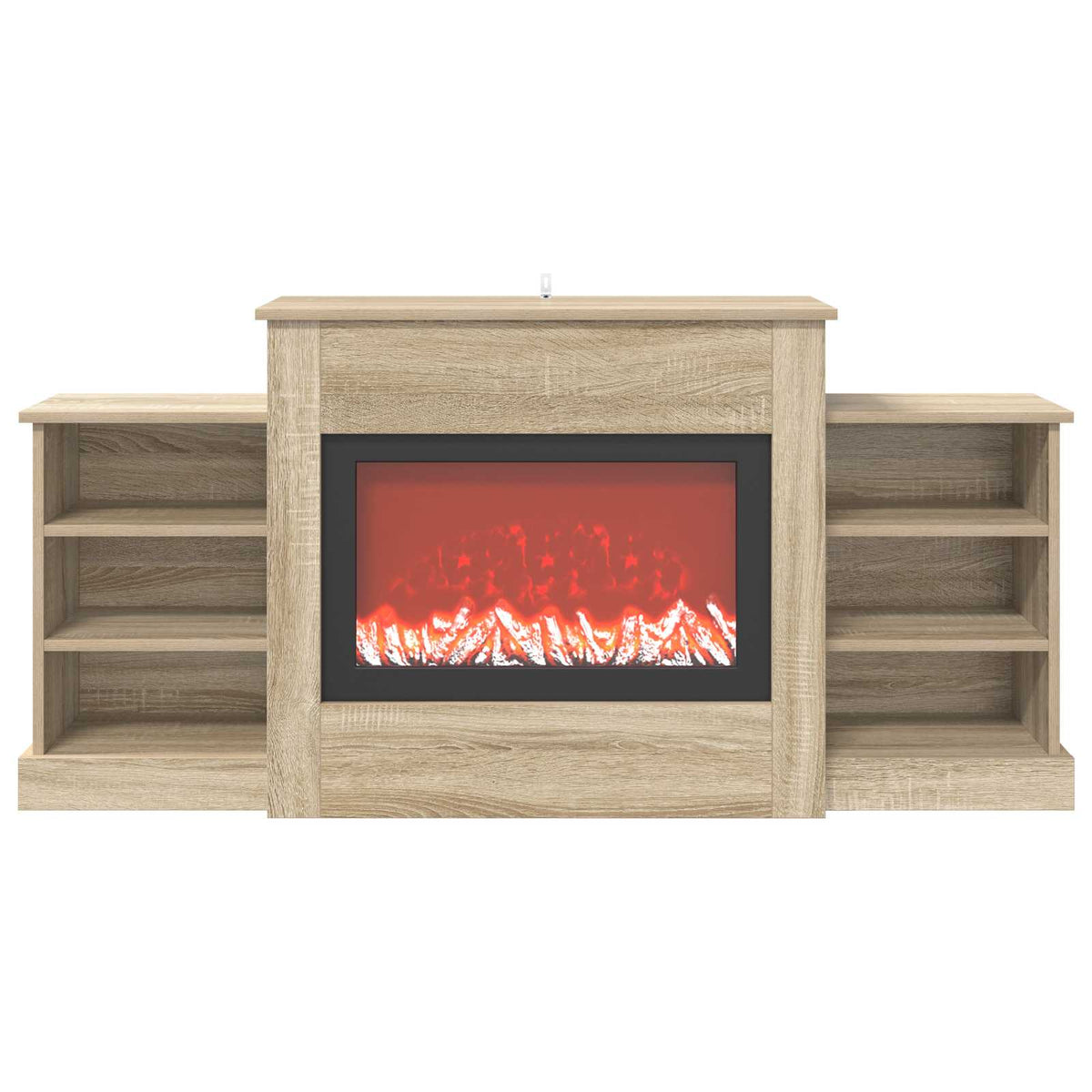 Electric Fireplace Sonoma 140 x 30 x 67 cm Engineered wood