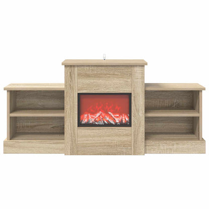 Electric Fireplace Sonoma 110 x 30 x 50 cm Engineered wood
