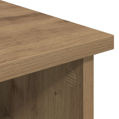 Electric Fireplace Artisan Oak 110 x 30 x 50 cm Engineered wood