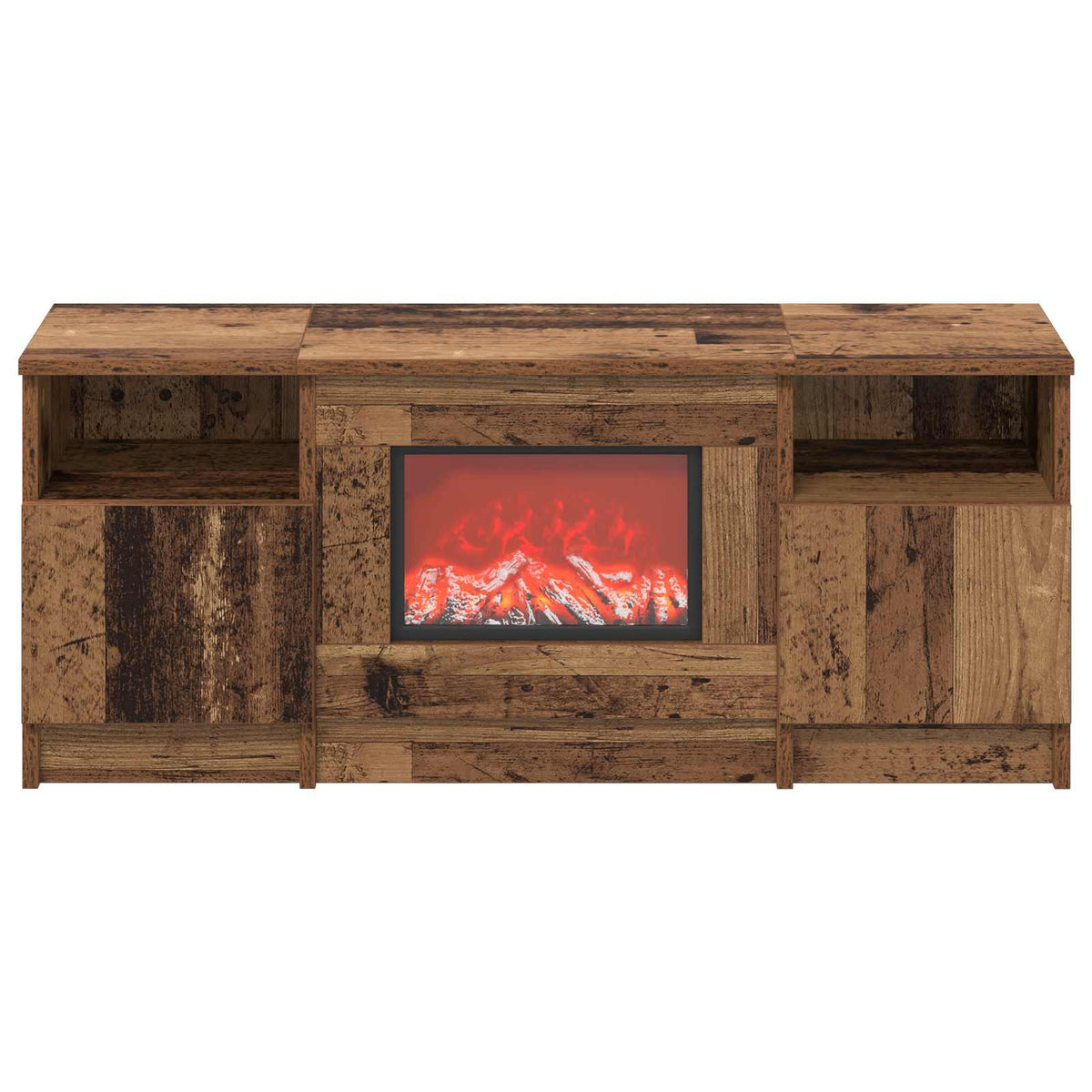 Electric Fireplace Old Wood 98 x 28.5 x 40.5 cm Engineered wood