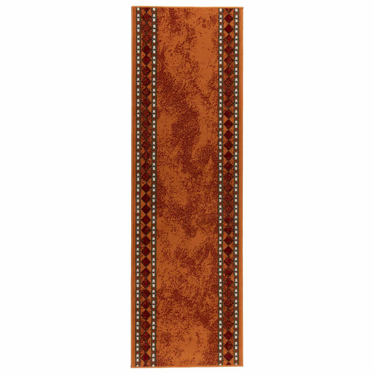 Runner Rug FLORNES Woven Orange PP 7 mm
