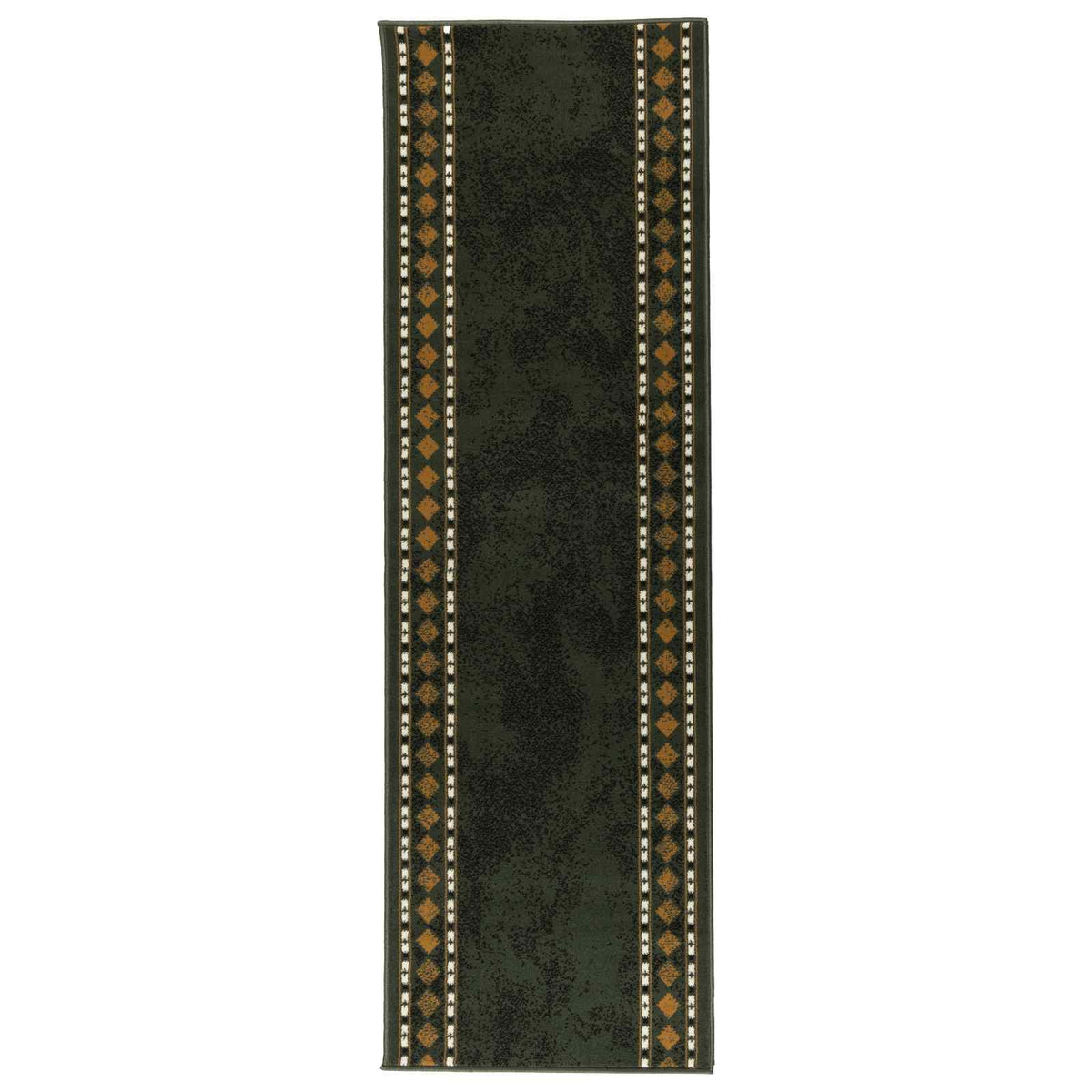 Runner Rug FLORNES Woven Green PP 7 mm