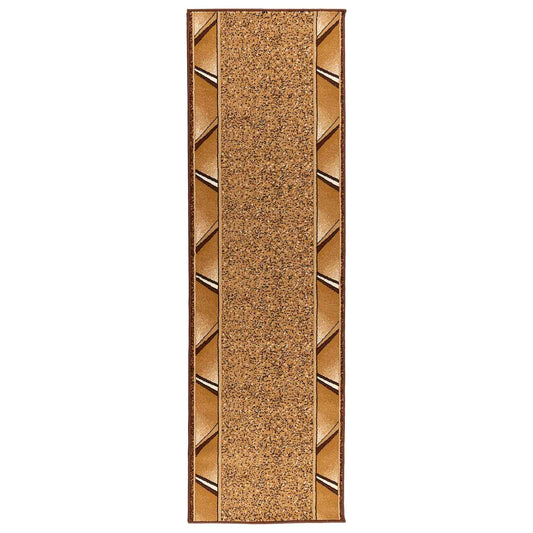 Runner Rug FLORNES Woven Beige PP 7 mm