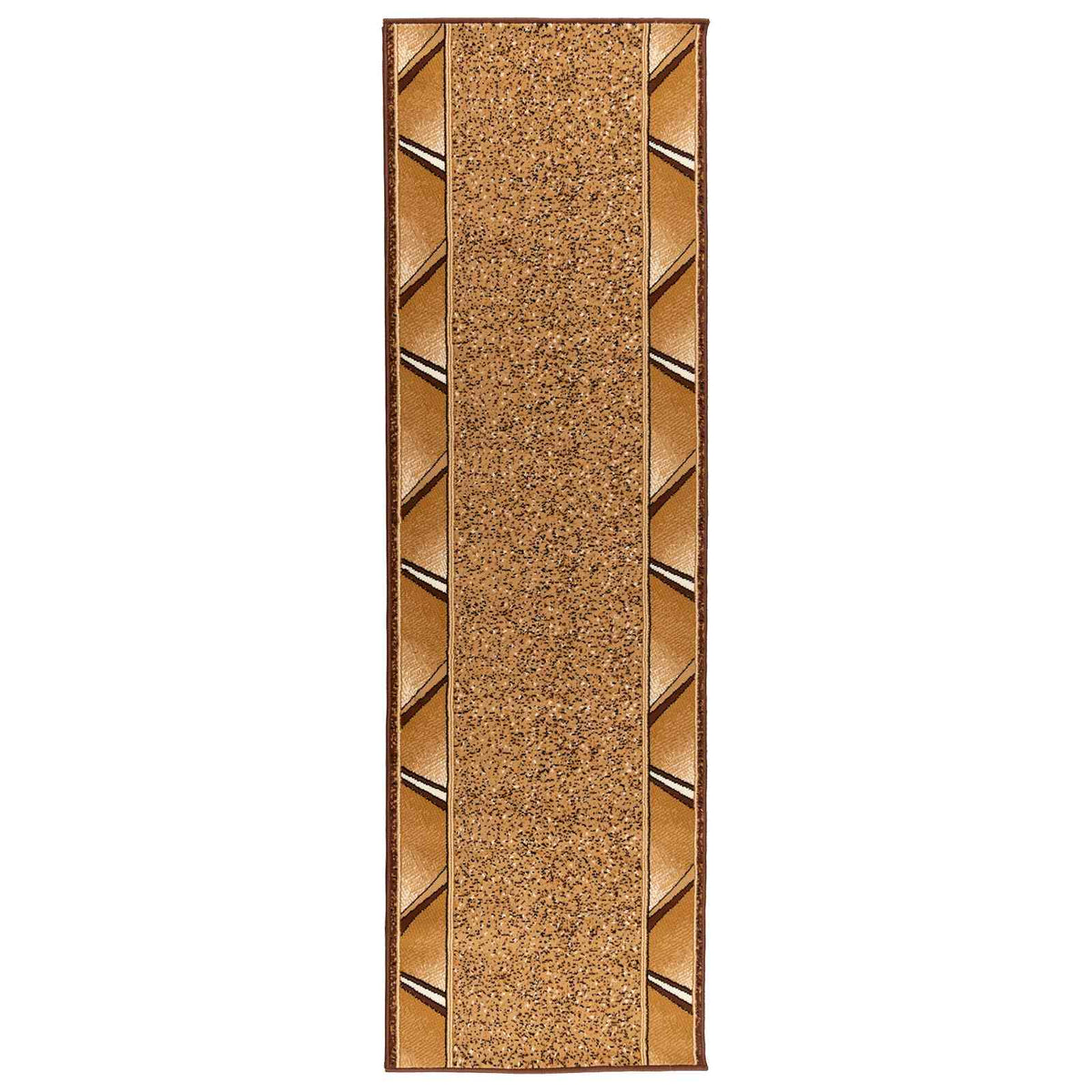Runner Rug FLORNES Woven Beige PP 7 mm