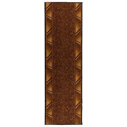 Runner Rug FLORNES Woven Brown PP 7 mm