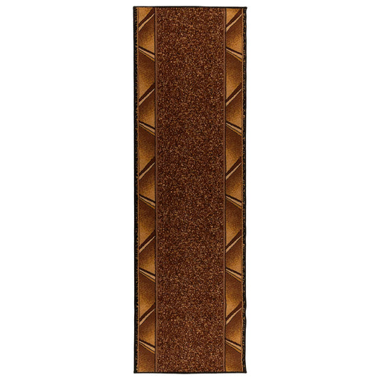 Runner Rug FLORNES Woven Brown PP 7 mm