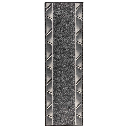 Runner Rug FLORNES Woven Grey PP 7 mm