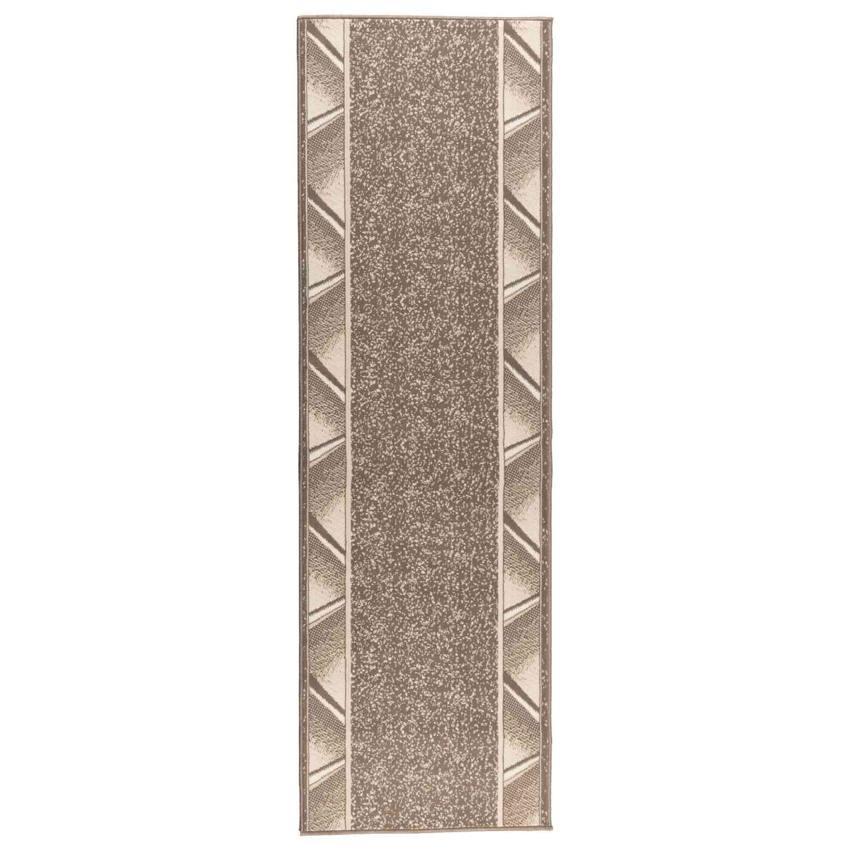 Runner Rug FLORNES Woven Taupe PP 7 mm
