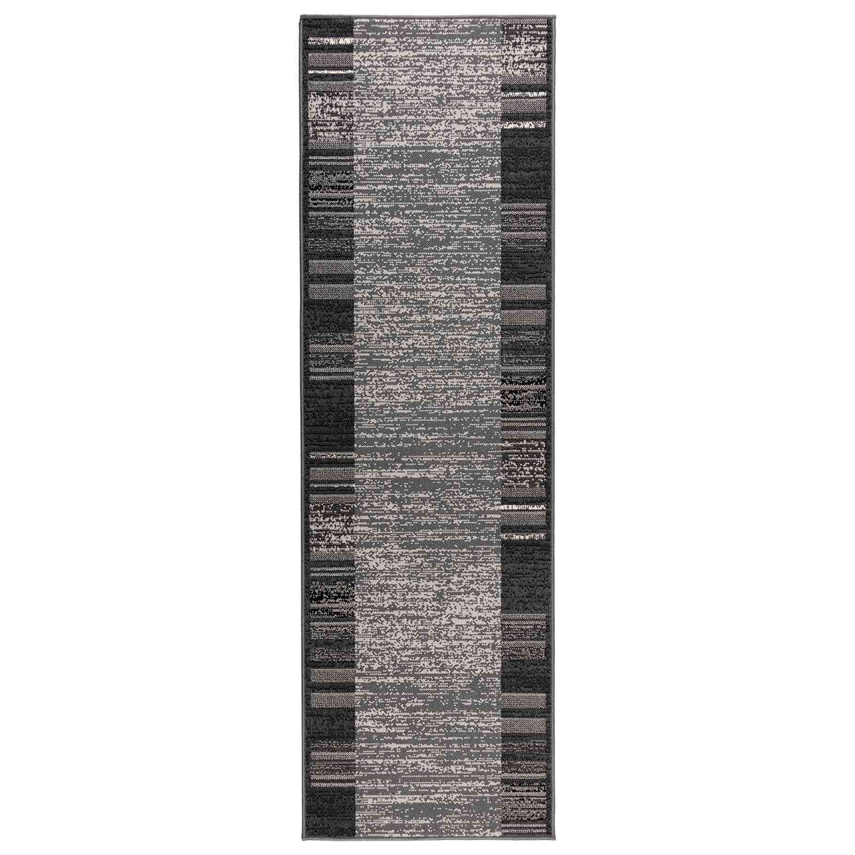 Runner Rug FLORNES Woven Grey PP 7 mm