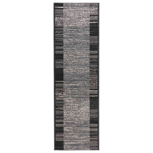 Runner Rug FLORNES Woven Grey PP 7 mm