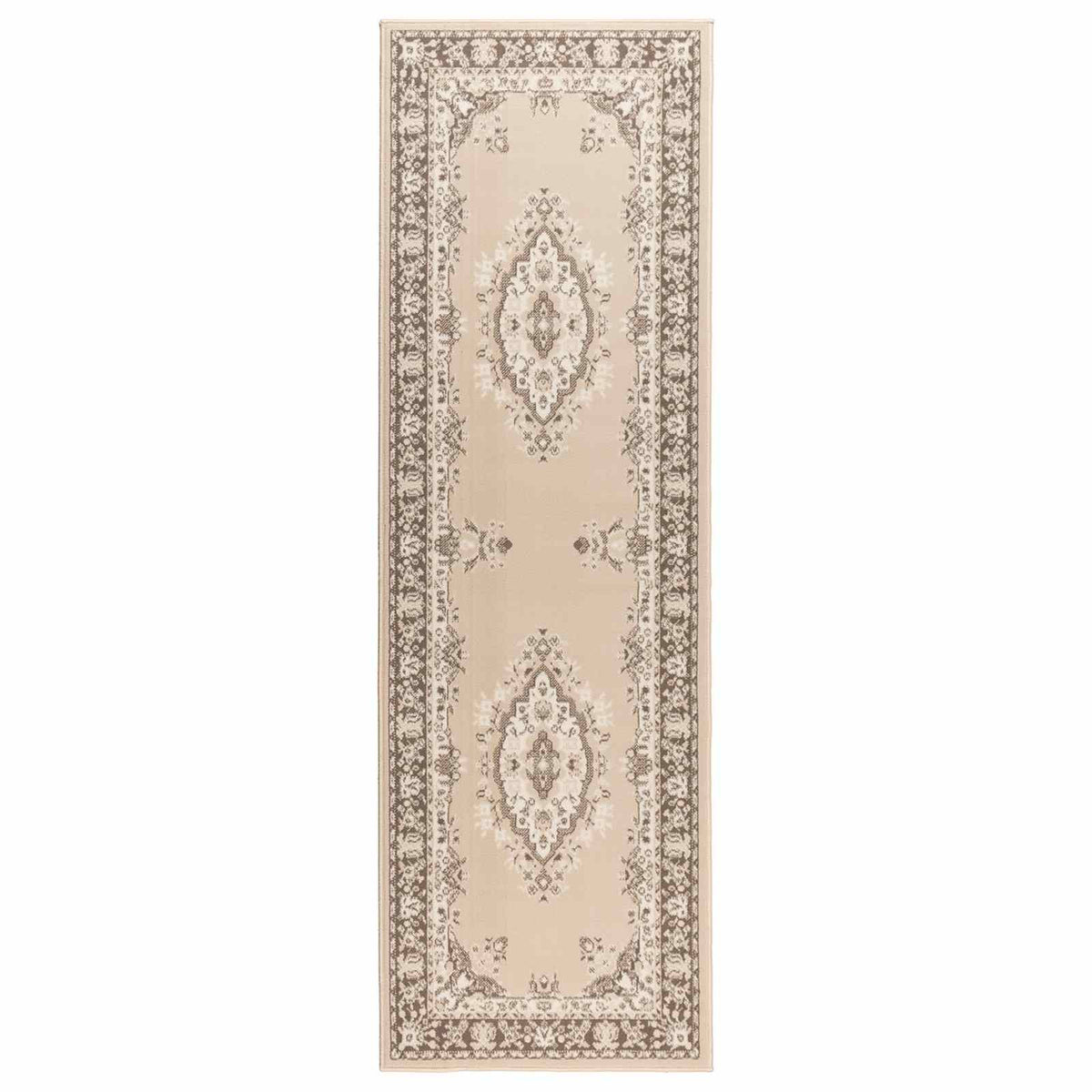 Runner Rug FLORNES Woven Ecru PP 7 mm