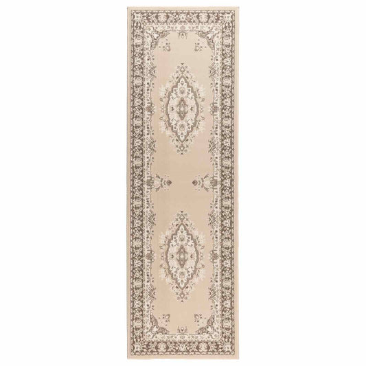 Runner Rug FLORNES Woven Ecru PP 7 mm