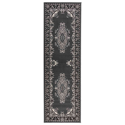 Runner Rug FLORNES Woven Grey PP 7 mm