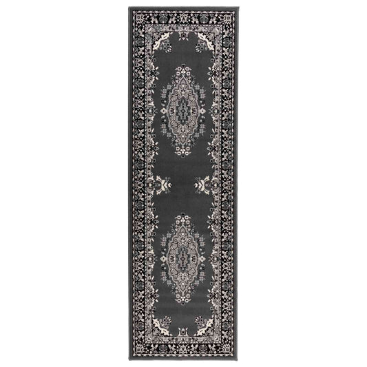 Runner Rug FLORNES Woven Grey PP 7 mm