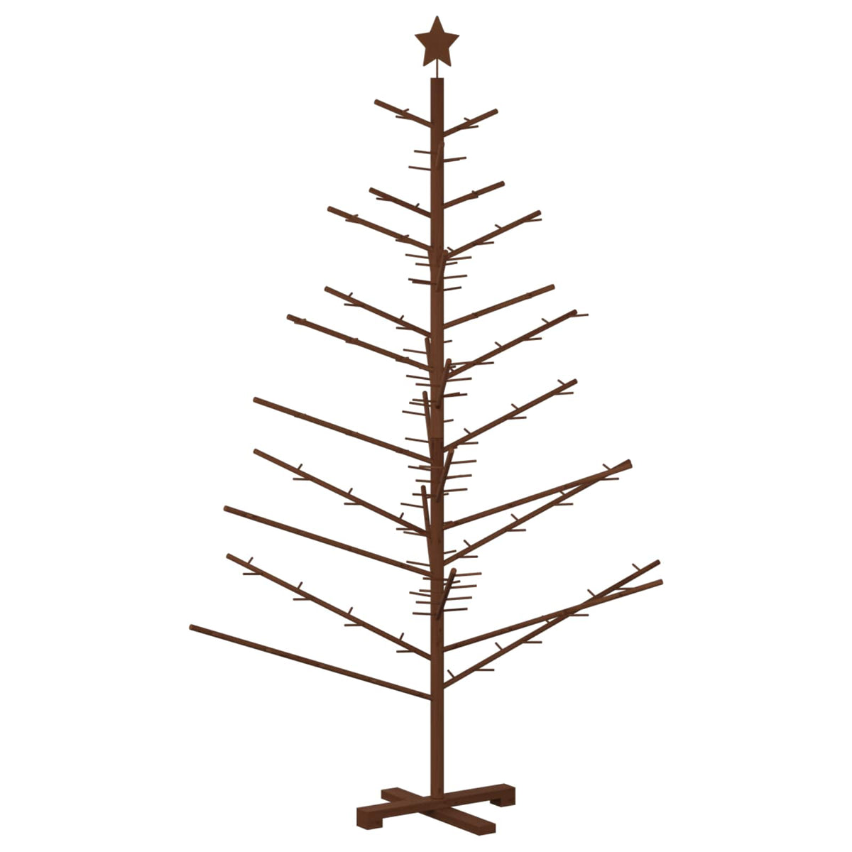 Wooden Christmas Tree 180 cm Bamboo and Solid Pine Wood