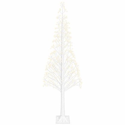 Starburst Christmas Tree White 25 x 25 x 240 cm Plastic