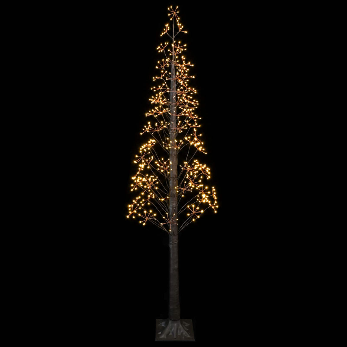 Starburst Christmas Tree Brown 25 x 25 x 210 cm Plastic