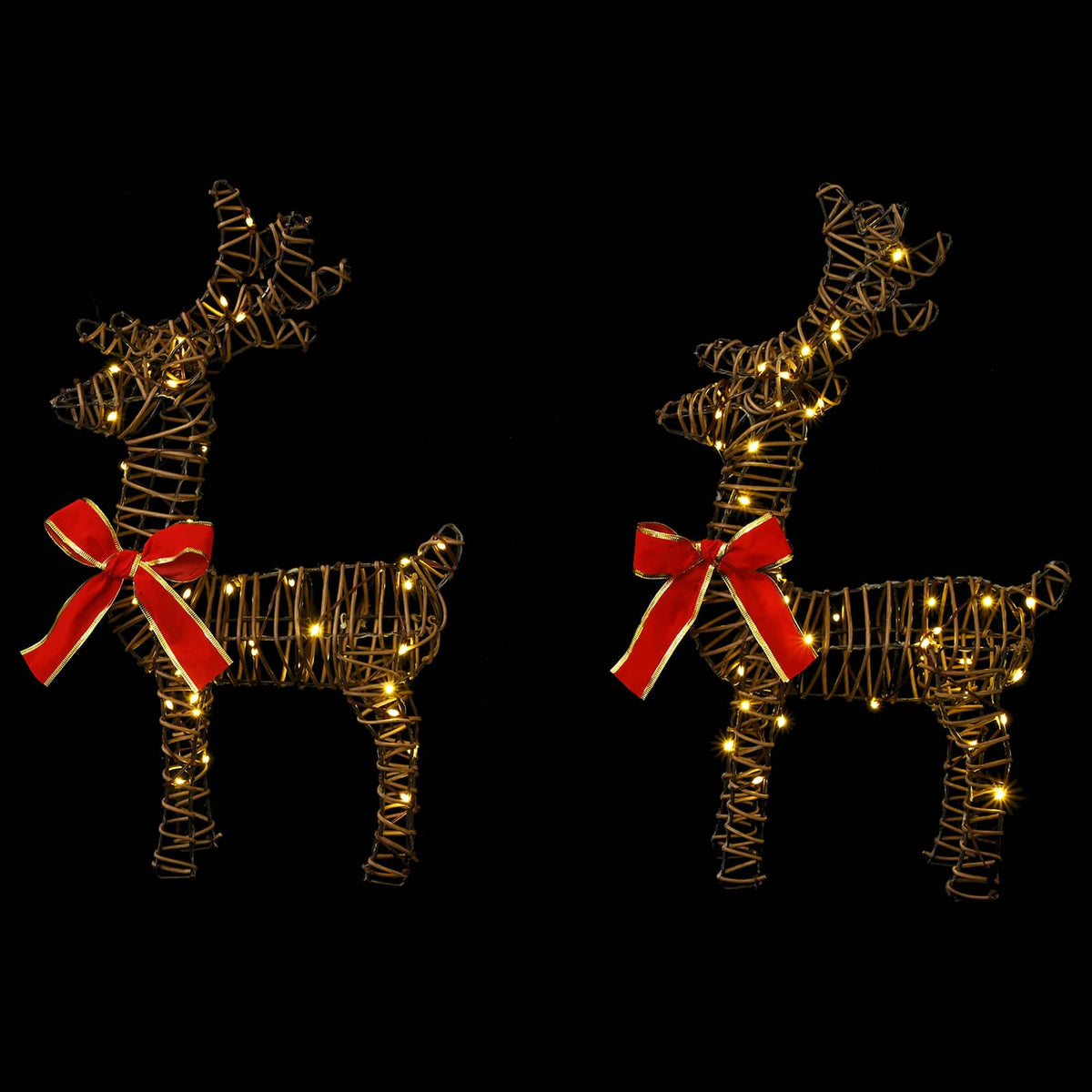 Christmas Reindeer 6 pcs 240 LEDs Warm White