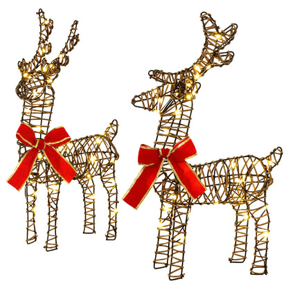 Christmas Reindeer 6 pcs 240 LEDs Warm White