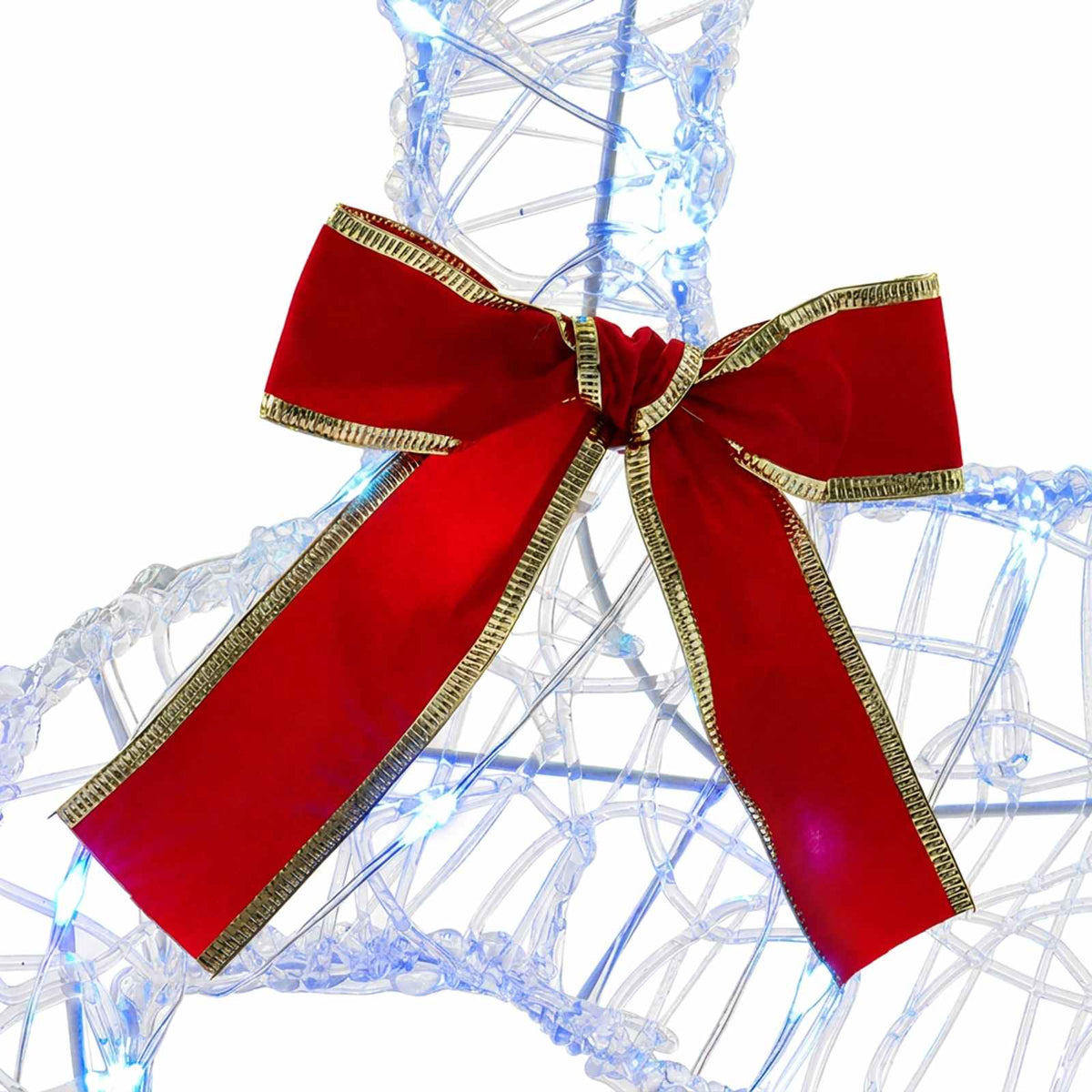 Christmas Reindeer 6 pcs 80 LEDs Blue 43 x 19 x 65 cm