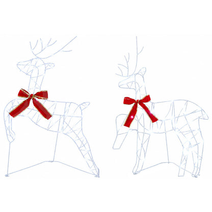 Christmas Reindeer 6 pcs 270 LEDs Cold White