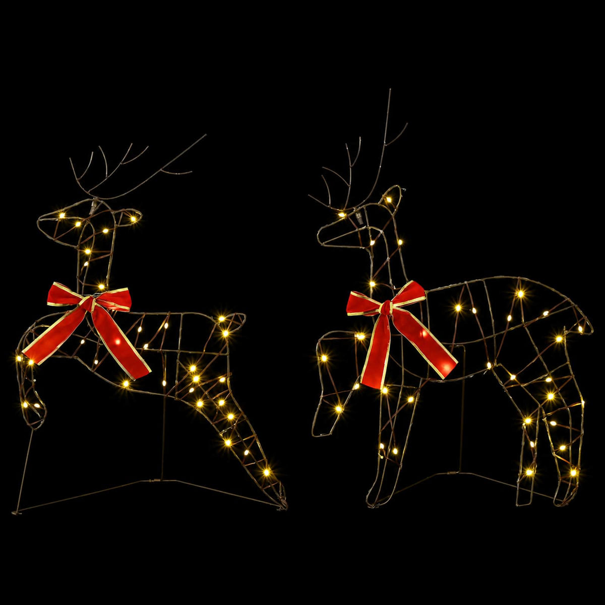 Christmas Reindeer 6 pcs 270 LEDs Warm White