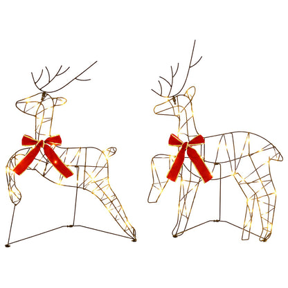 Christmas Reindeer 6 pcs 270 LEDs Warm White