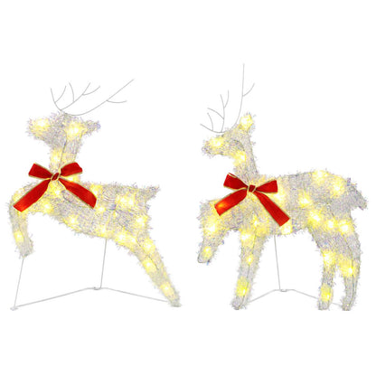Christmas Reindeer 6 pcs 80 LEDs Warm White 43 x 19 x 65 cm