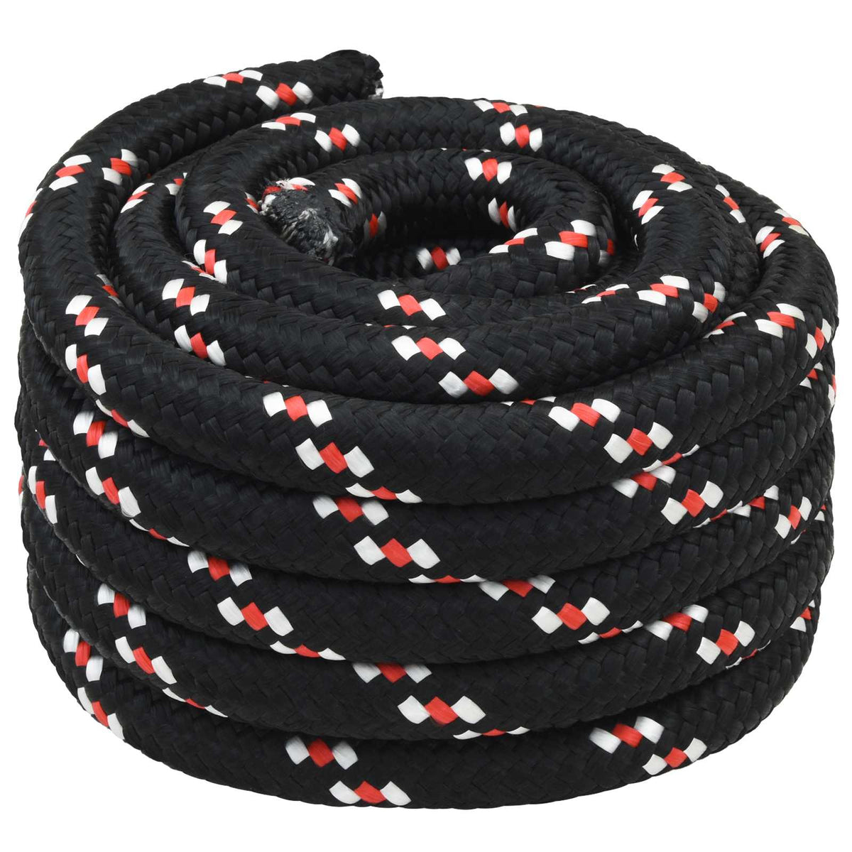 Multipurpose Utility Rope 50 mm 25 m Black and Red PP
