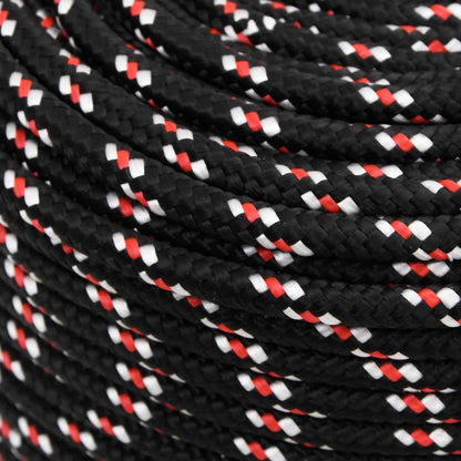 Multipurpose Utility Rope 10 mm 500 m Black and Red PP