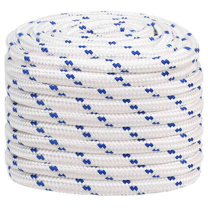 Multipurpose Utility Rope 20 mm 50 m White and Blue PP