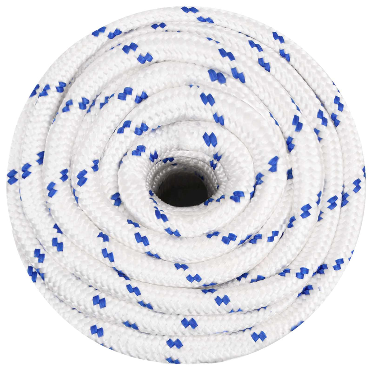 Multipurpose Utility Rope 20 mm 50 m White and Blue PP