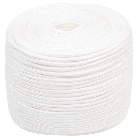Multipurpose Utility Rope 8 mm 250 m White PP 420 kg Max Load