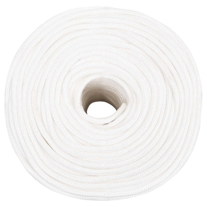 Multipurpose Utility Rope 8 mm 250 m White PP 420 kg Max Load