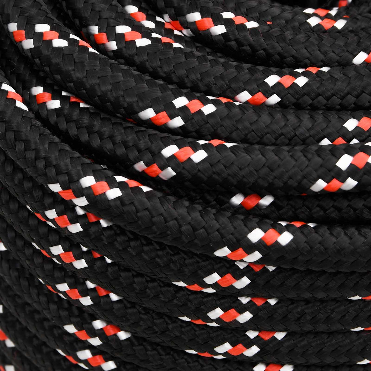 Multipurpose Utility Rope 16 mm 100 m Black and Red PP