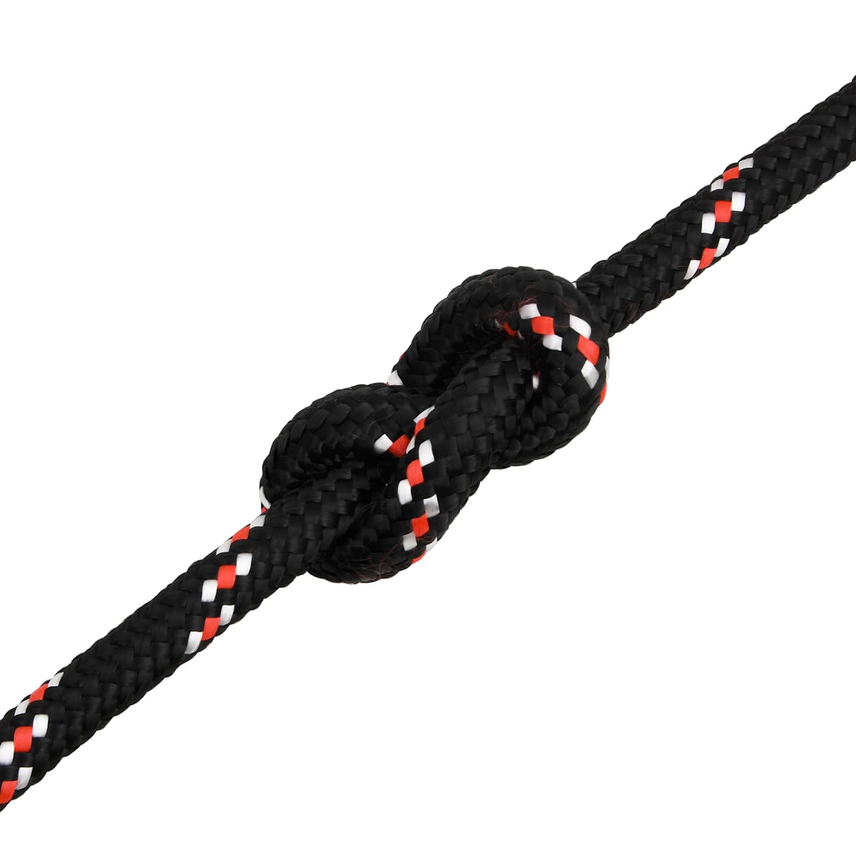 Multipurpose Utility Rope 16 mm 100 m Black and Red PP