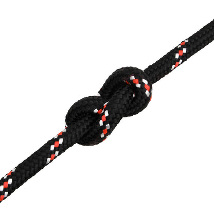 Multipurpose Utility Rope 16 mm 100 m Black and Red PP