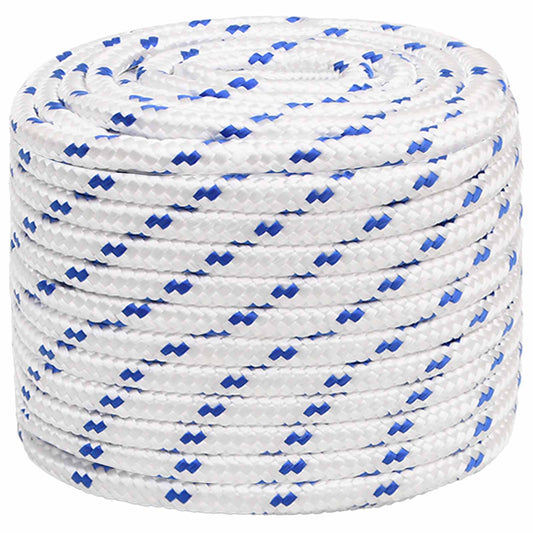 Multipurpose Utility Rope 16 mm 100 m White and Blue PP