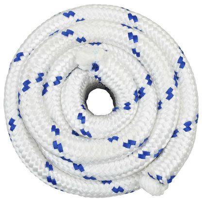Multipurpose Utility Rope 50 mm 10 m White and Blue PP