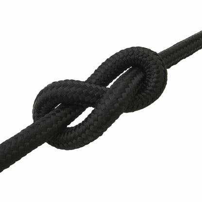 Multipurpose Utility Rope 50 mm 10 m Black PP 15000 kg Max Load