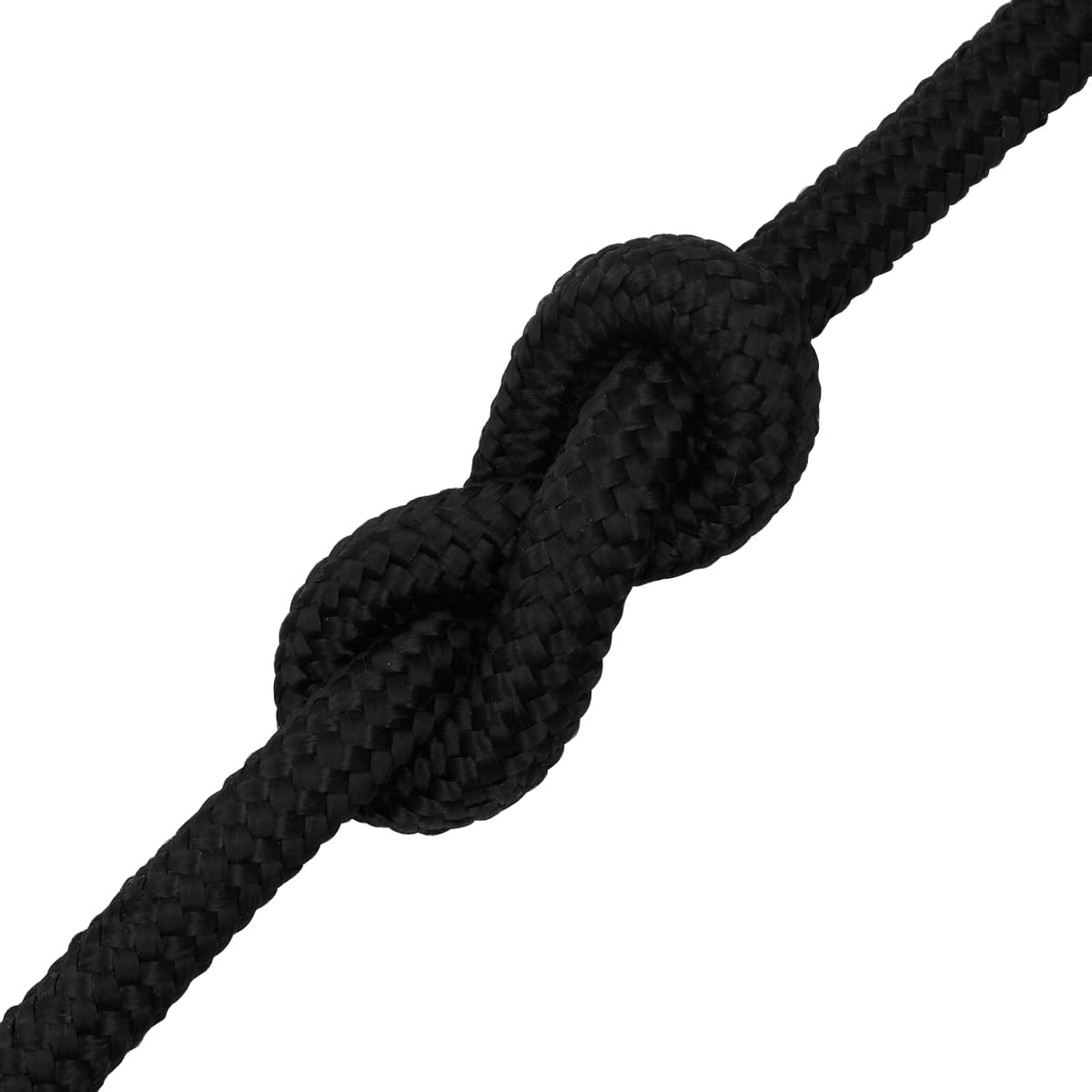 Multipurpose Utility Rope 20 mm 50 m Black PP 2400 kg Max Load