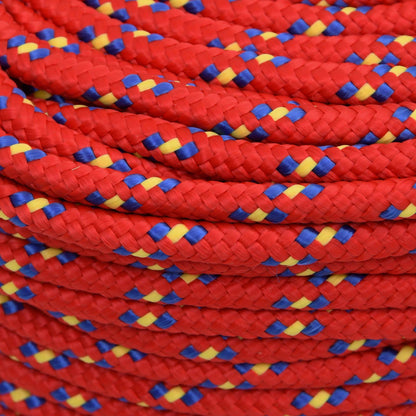 Multipurpose Utility Rope 10 mm 500 m Red PP 645 kg Max Load