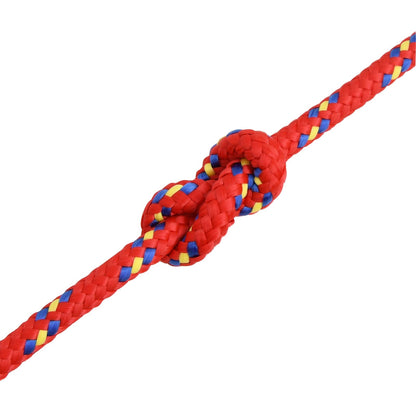 Multipurpose Utility Rope 10 mm 500 m Red PP 645 kg Max Load