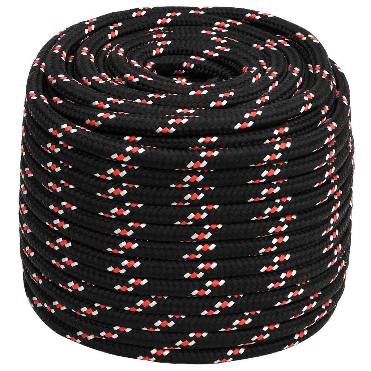 Multipurpose Utility Rope 18 mm 100 m Black and Red PP
