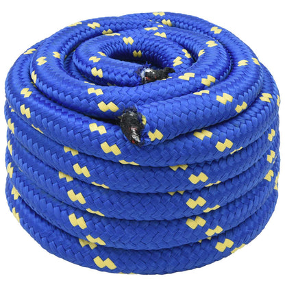 Multipurpose Utility Rope 50 mm 25 m Blue PP 15000 kg Max Load