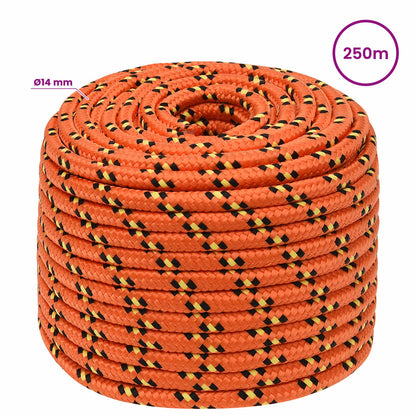 Multipurpose Utility Rope 14 mm 250 m Orange PP