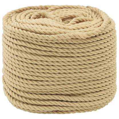 Multipurpose Utility Rope 6 mm 500 m Natural PP 240 kg Max Load