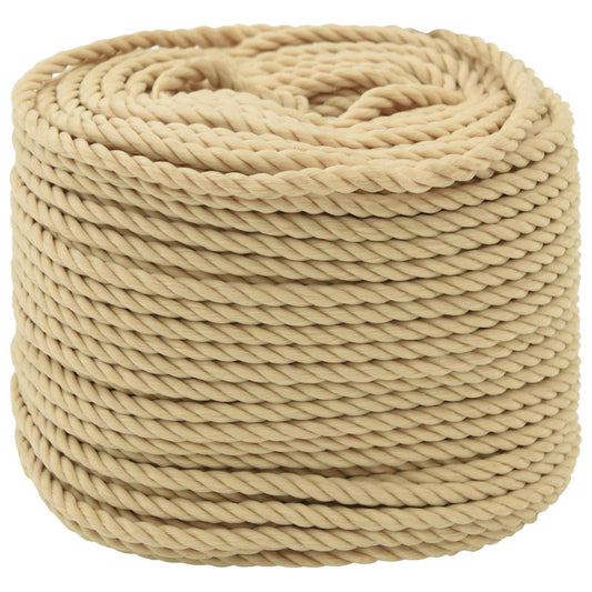 Multipurpose Utility Rope 6 mm 500 m Natural PP 240 kg Max Load