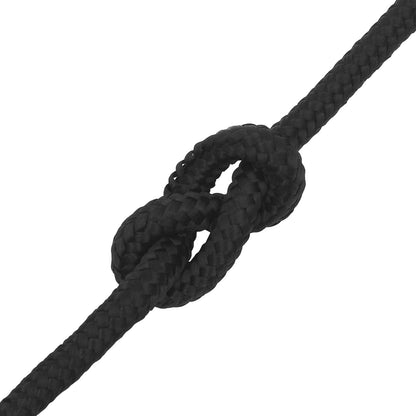 Multipurpose Utility Rope 14 mm 250 m Black PP 1275 kg Max Load