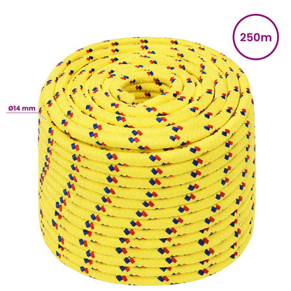 Multipurpose Utility Rope 14 mm 250 m Yellow PP
